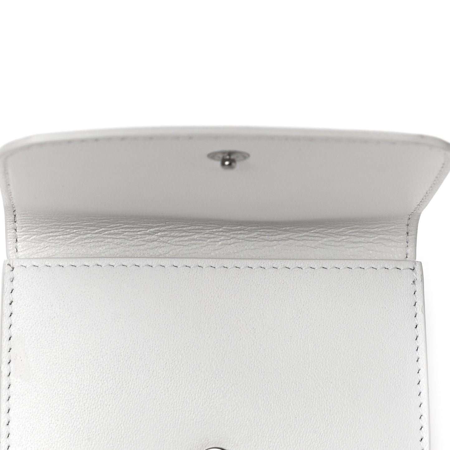 Calfskin Hello Kitty Mini Wallet White