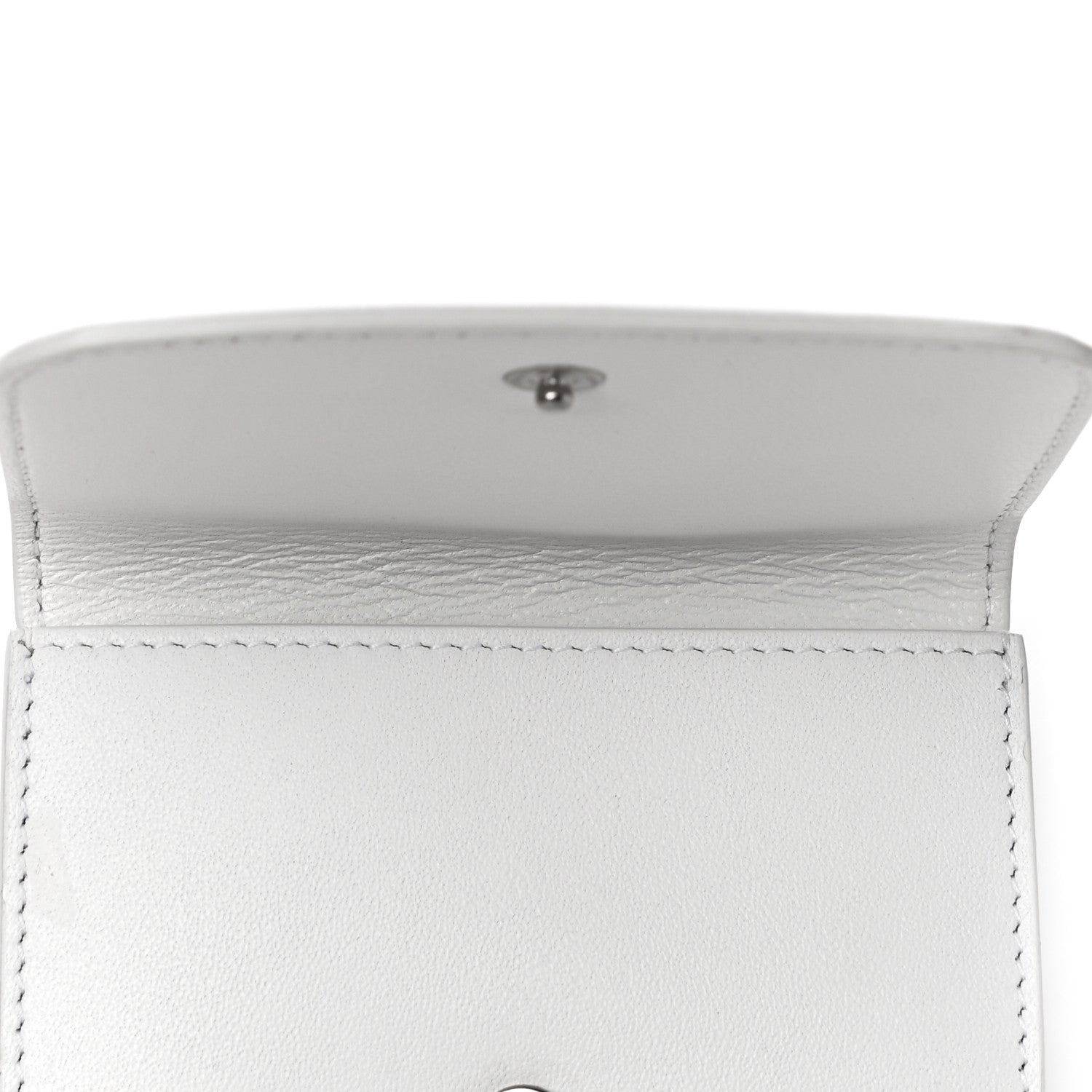 Balenciaga Calfskin Hello Kitty Mini Wallet White 6 of 12