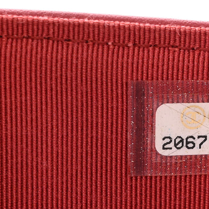 Chanel Caviar Quilted Large Flap Wallet Red 8 of 9