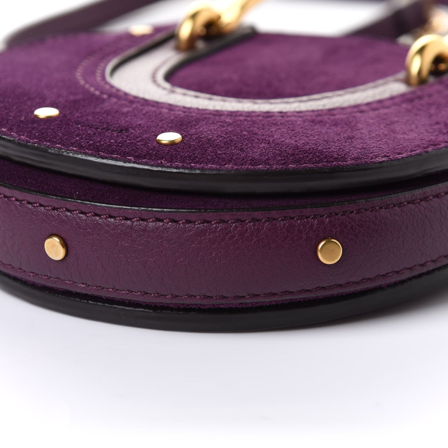 Goatskin Suede Mini Pixie Bag Nightfall Purple