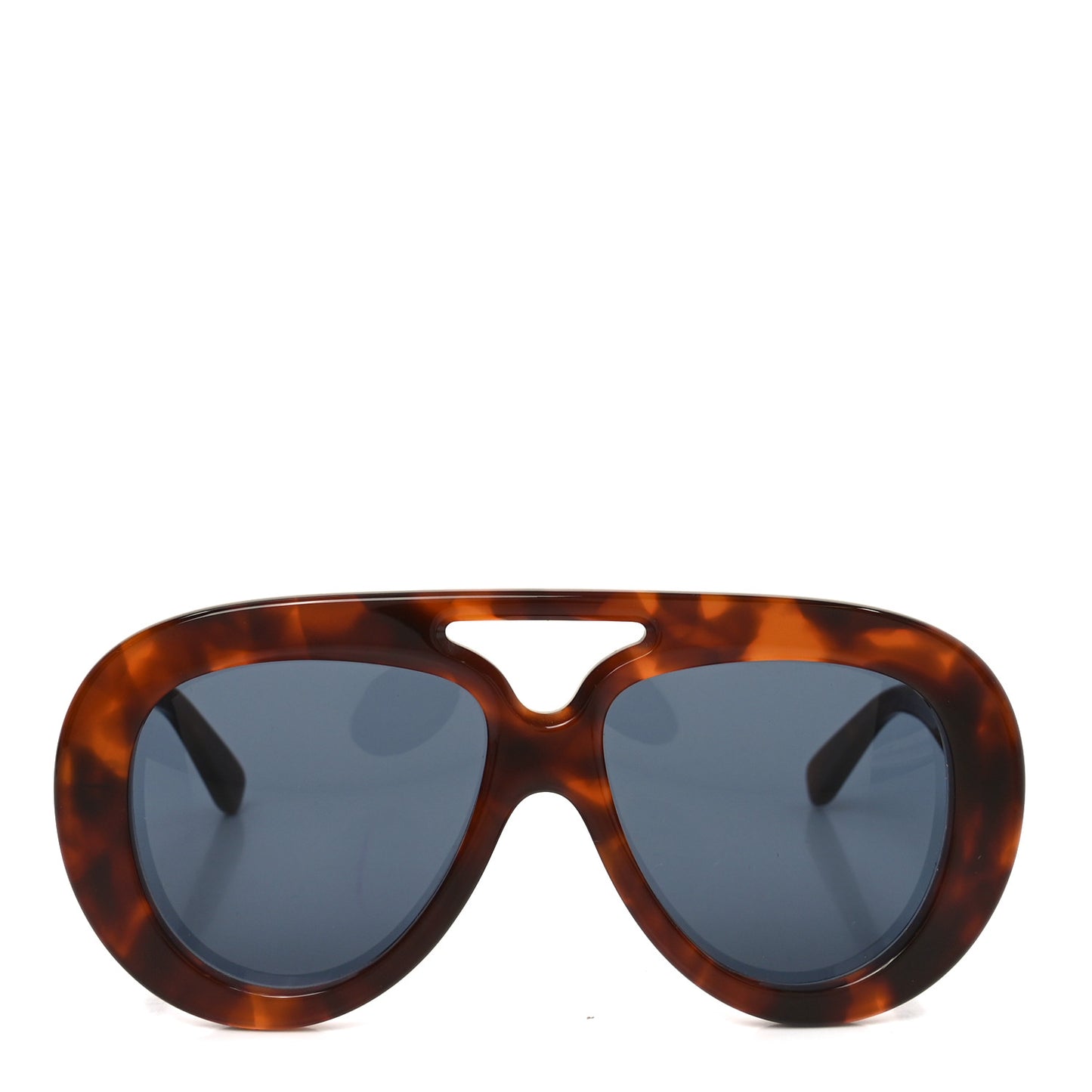 Acetate Curvy Aviator Sunglasses LW40144U Tortoise