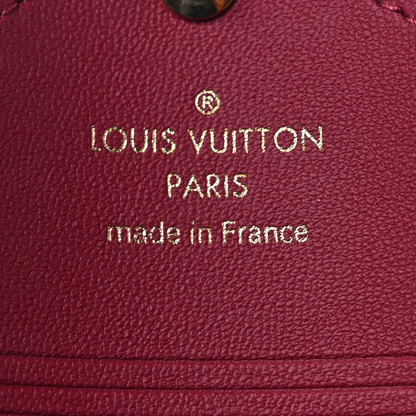 Monogram Small Kirigami Pochette Insert Fuchsia