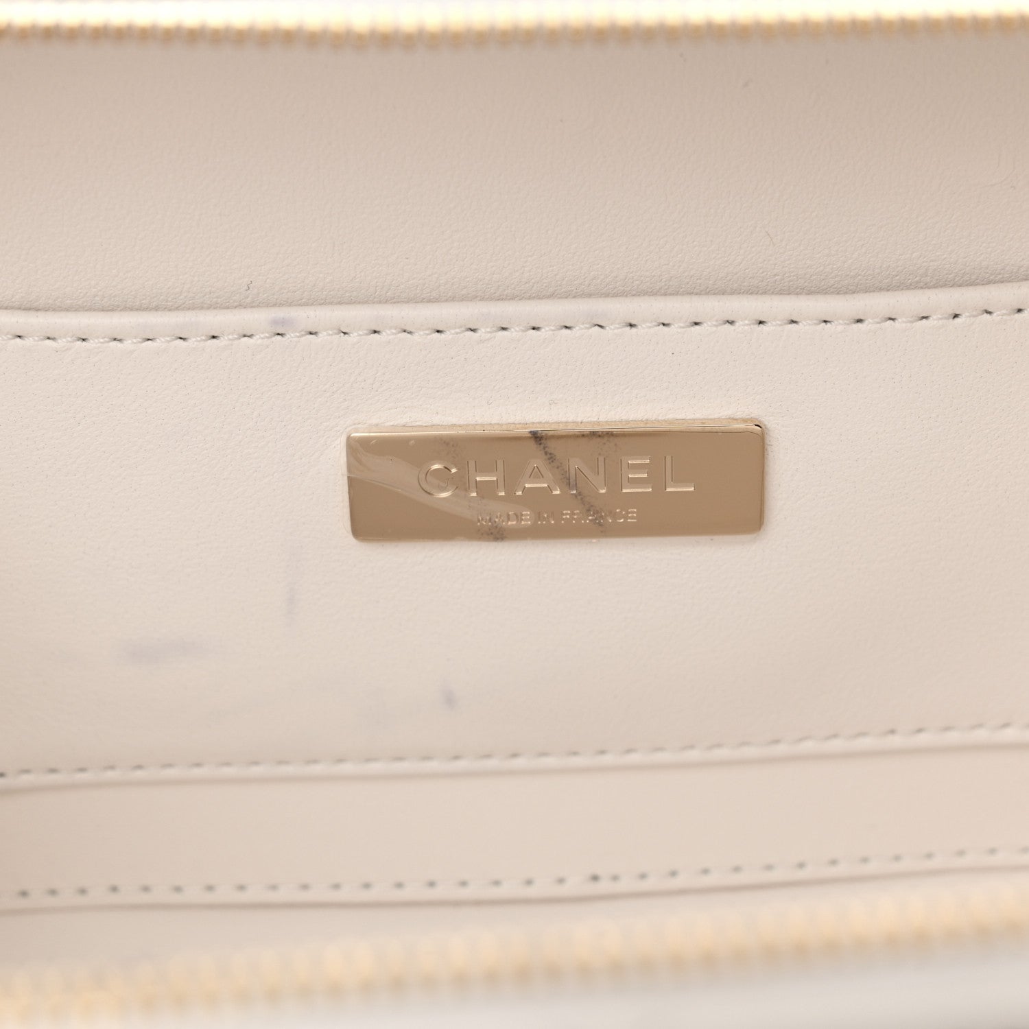 Chanel Lambskin Quilted Coco Click Bag White 6 of 11