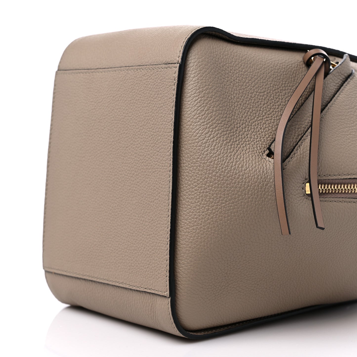 Soft Grained Calfskin Compact Hammock Shoulder Bag Sand