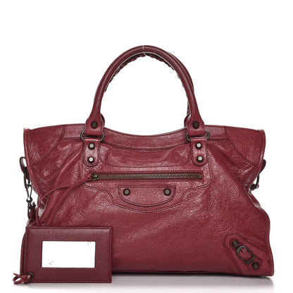 Balenciaga Agneau Classic Hardware City Cassis 1 of 9
