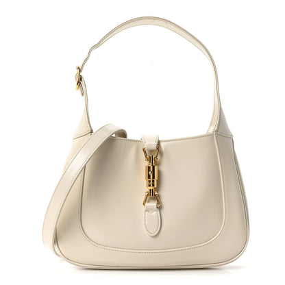 Gucci Boarded Dyana Lux Calfskin Small Jackie 1961 Hobo Mystic White 1 of 10