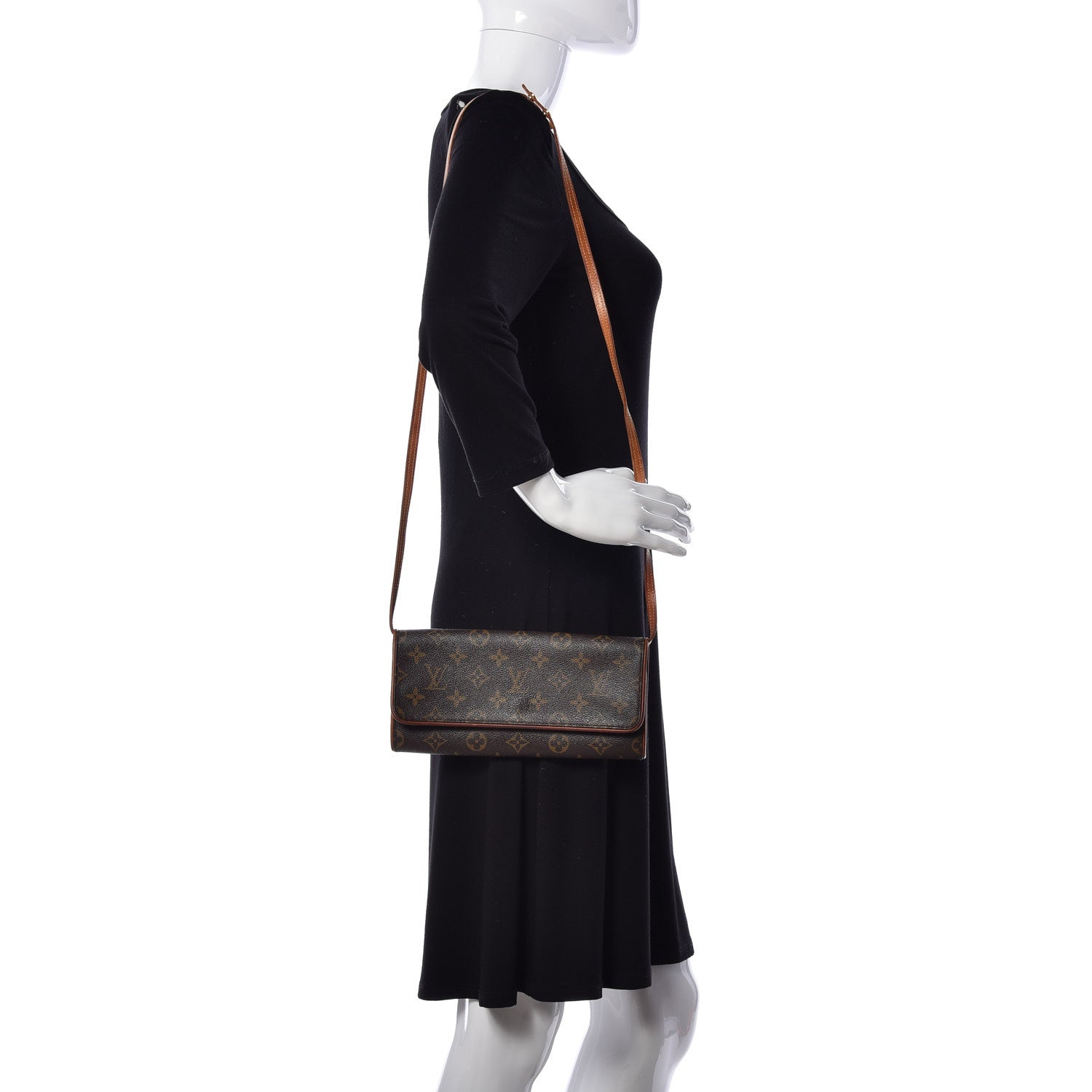 Louis Vuitton Monogram Pochette Twin GM 3 of 12
