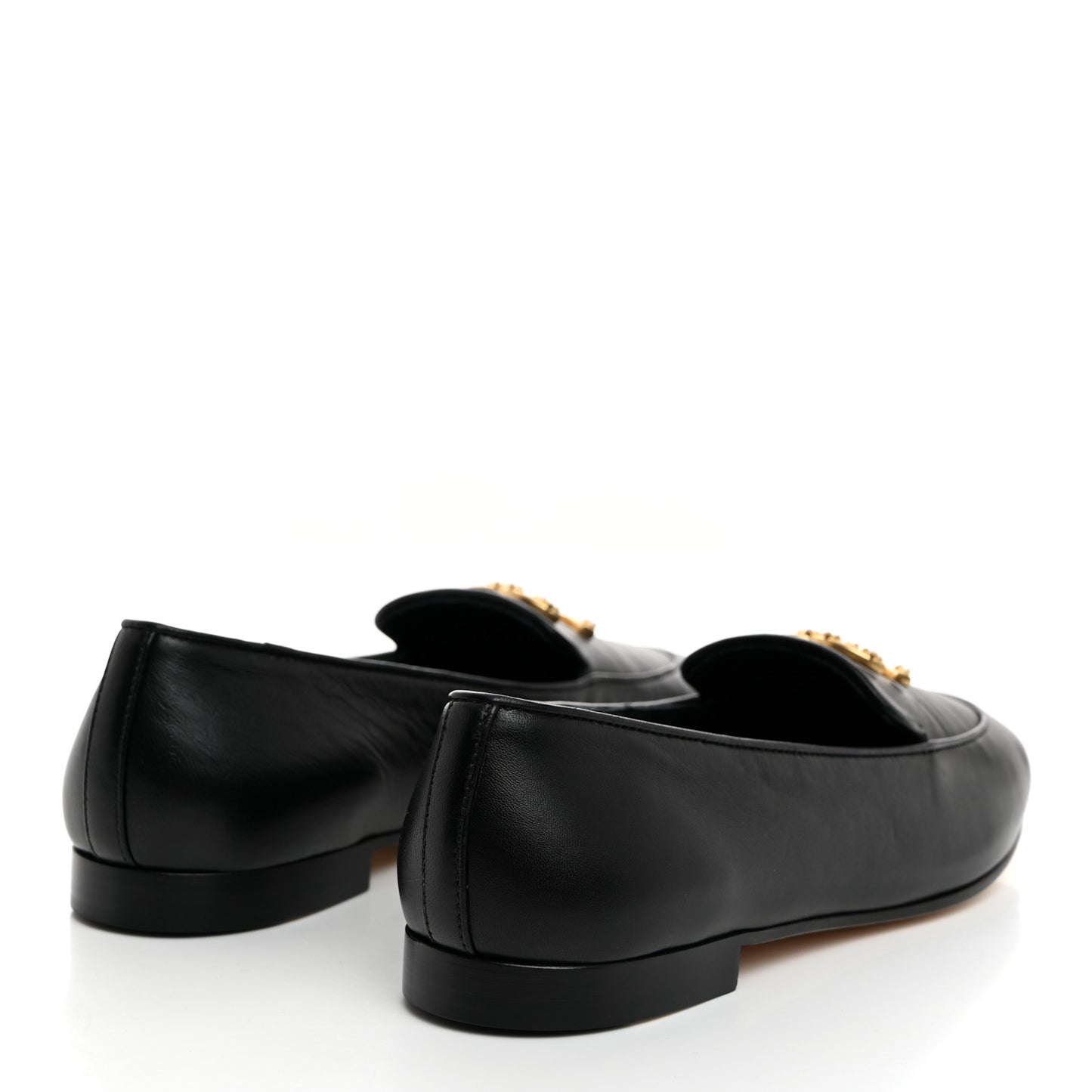 Lambskin Pearl CC Loafers 38 Black