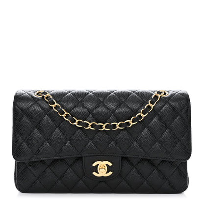 Chanel Caviar Quilted Medium Double Flap Black 1 of 11