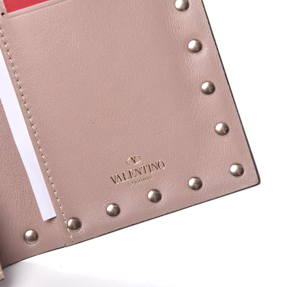 Valentino Garavani Calfskin Rockstud Wristlet Wallet Poudre 7 of 10