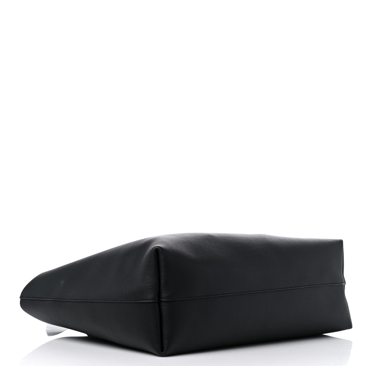 Calfskin Large Shopping Tote Black