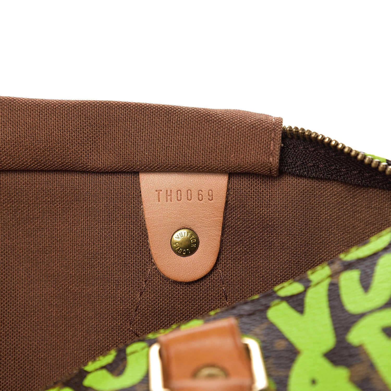 Louis Vuitton Monogram Graffiti Speedy 30 Green 6 of 11