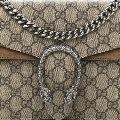 Gucci GG Supreme Monogram Small Dionysus Shoulder Bag Taupe 8 of 12