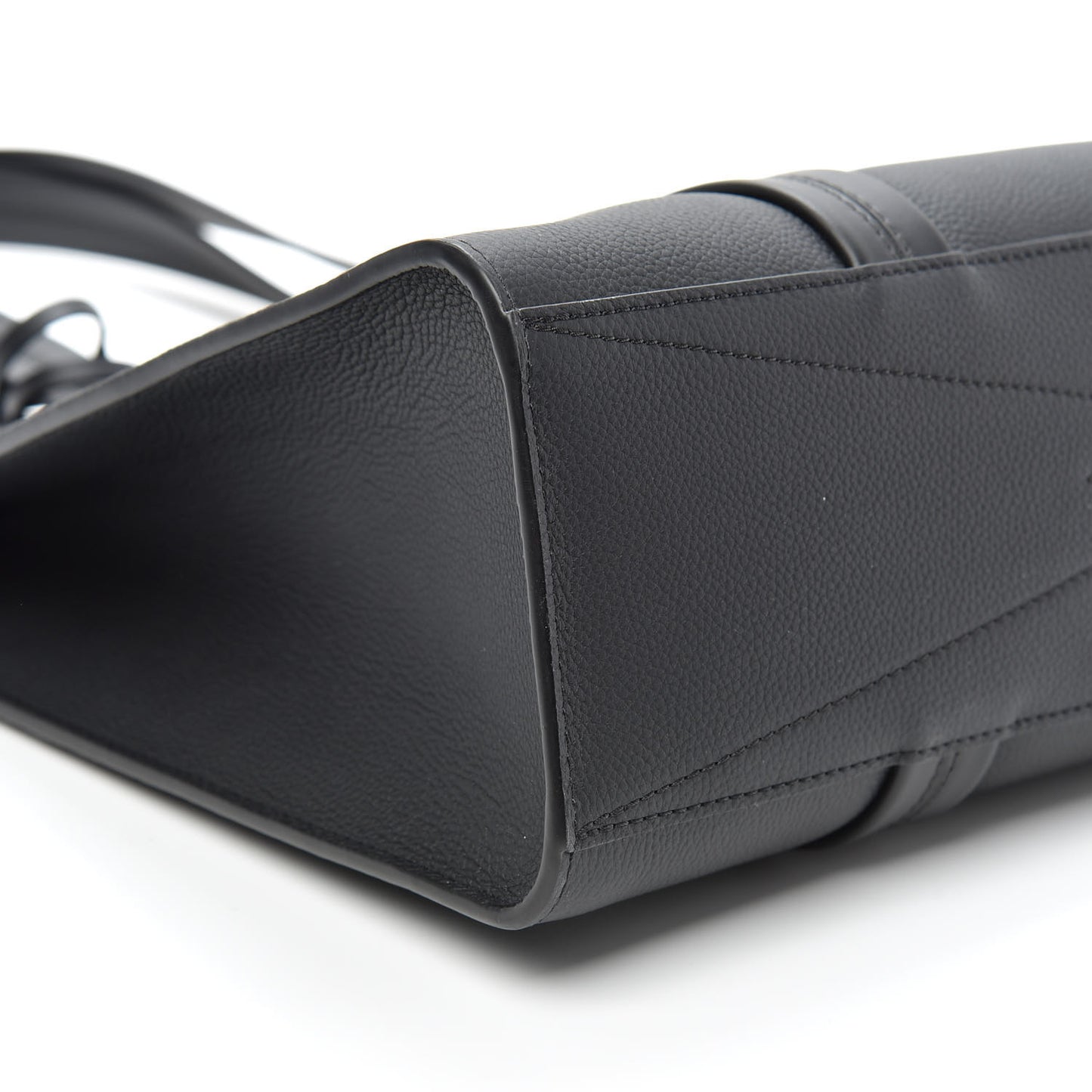 Grained Calfskin LV Aerogram Tote Black