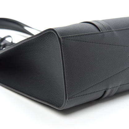 Louis Vuitton Grained Calfskin LV Aerogram Tote Black 8 of 9