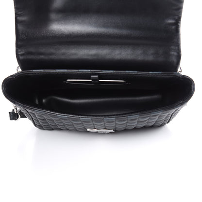 Louis Vuitton Calfskin Quilted Damier Twist MM Black Anthracite 5 of 10