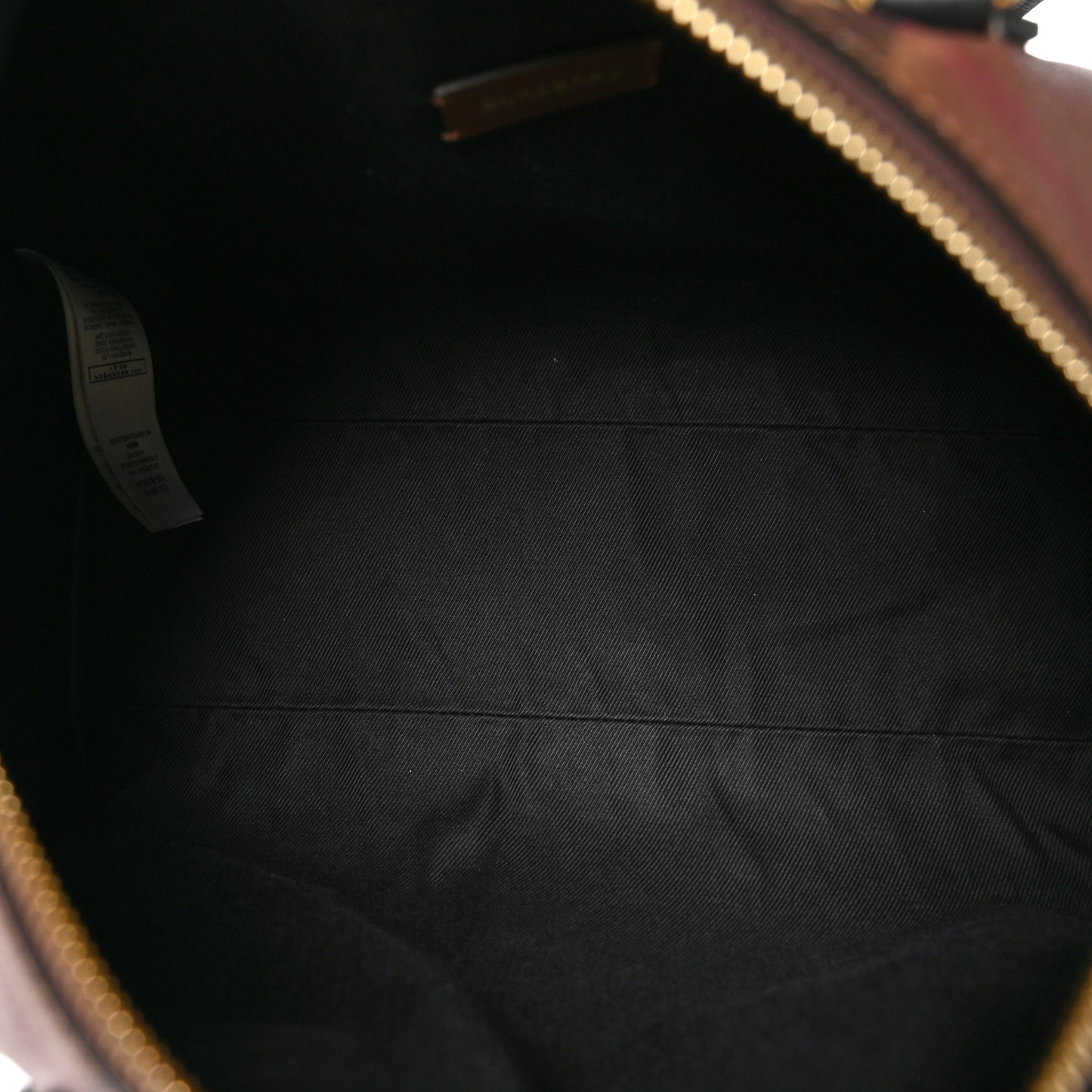 E-canvas Check Bowling Bag Dark Birch Brown