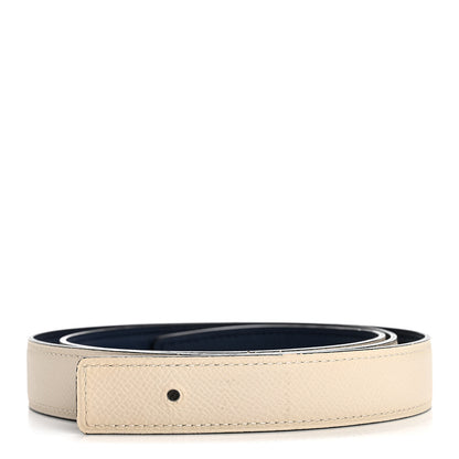 Hermes Swift Epsom 24mm Belt Strap 90 36 Bleu Marine Craie 1 of 7
