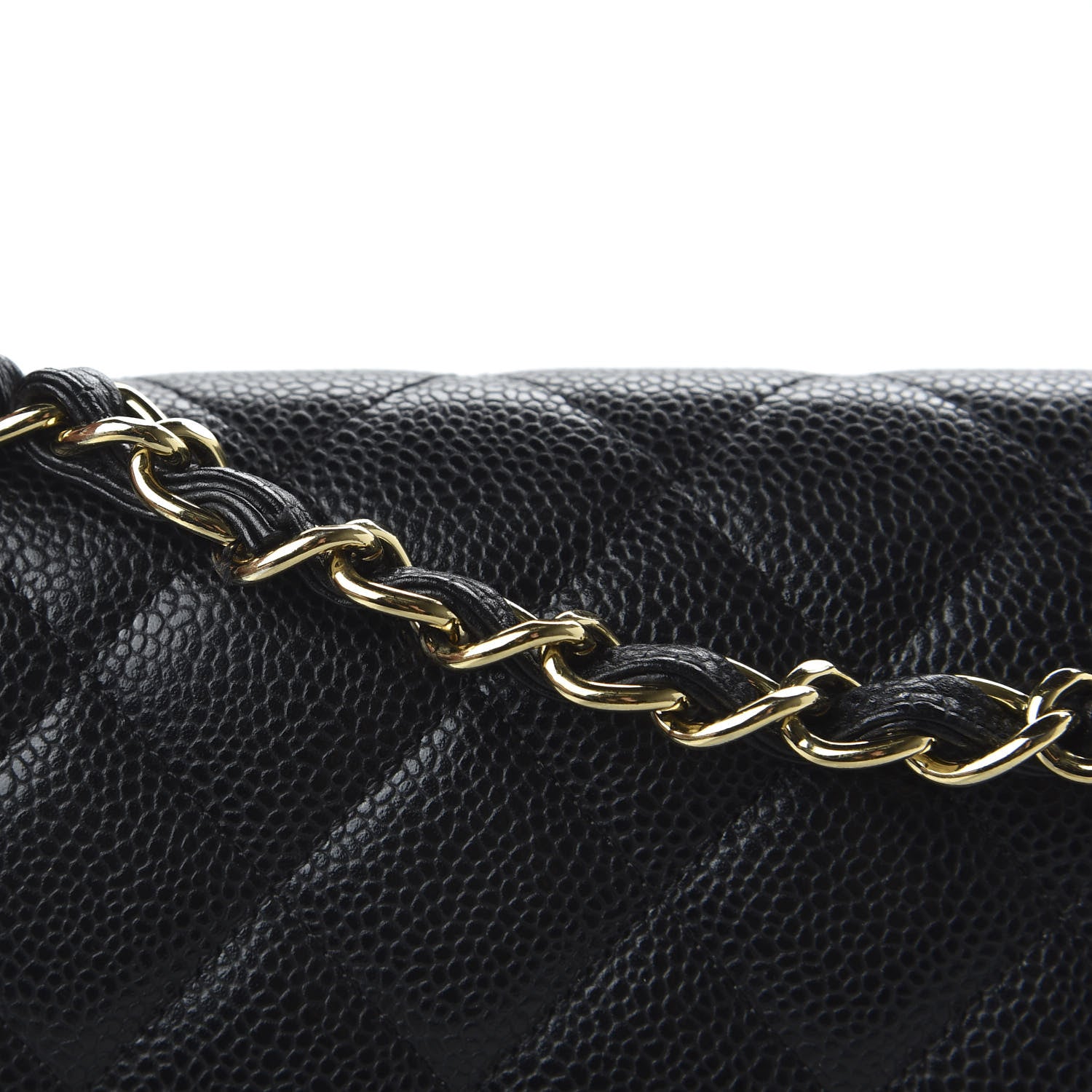 Chanel Caviar Quilted Maxi Double Flap Black 8 of 21