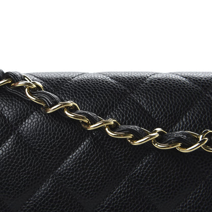 Chanel Caviar Quilted Maxi Double Flap Black 8 of 21