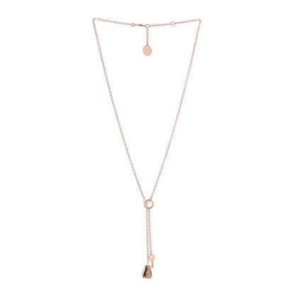 Hermes 18K Rose Gold PM Kelly Clochette Necklace 3 of 4