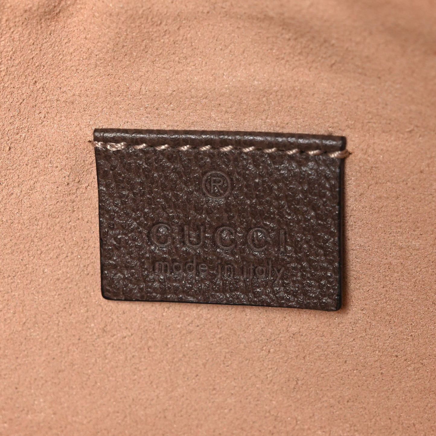 GG Supreme Monogram Large Ophidia Pouch Clutch Brown