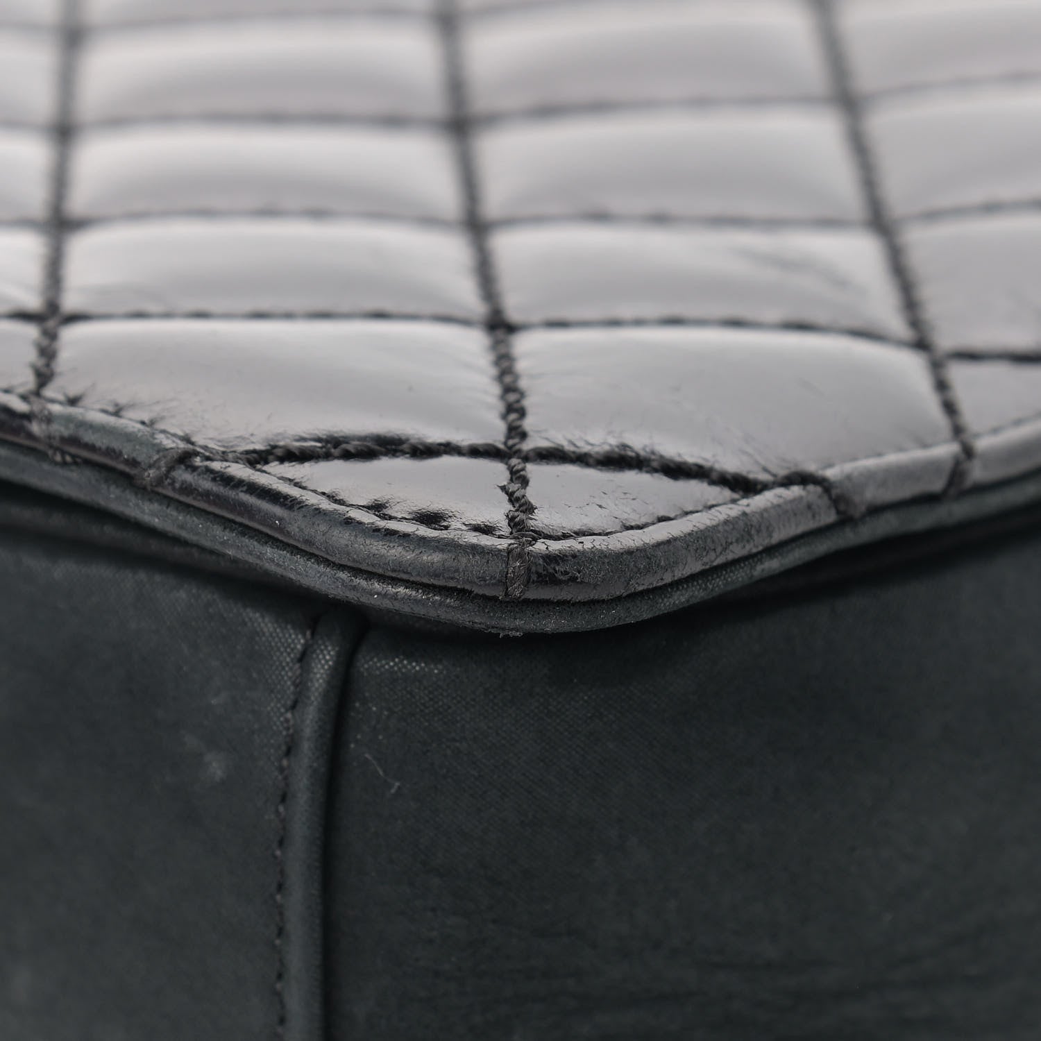 Chanel Glazed Calfskin Quilted Medium Day Trip Flap Black 10 of 14