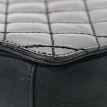 Chanel Glazed Calfskin Quilted Medium Day Trip Flap Black 10 of 14