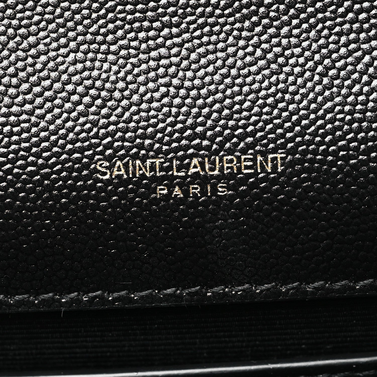 Saint Laurent Grain De Poudre Small Monogram Kate Satchel Black 6 of 9