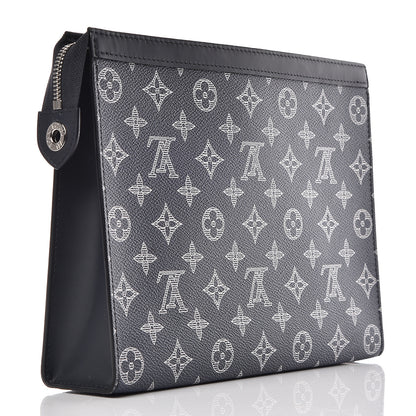 Louis Vuitton Savane Monogram Chapman Lion Pochette Voyage MM Ink 3 of 9