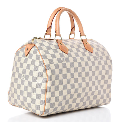 Louis Vuitton Damier Azur Speedy 30 3 of 12