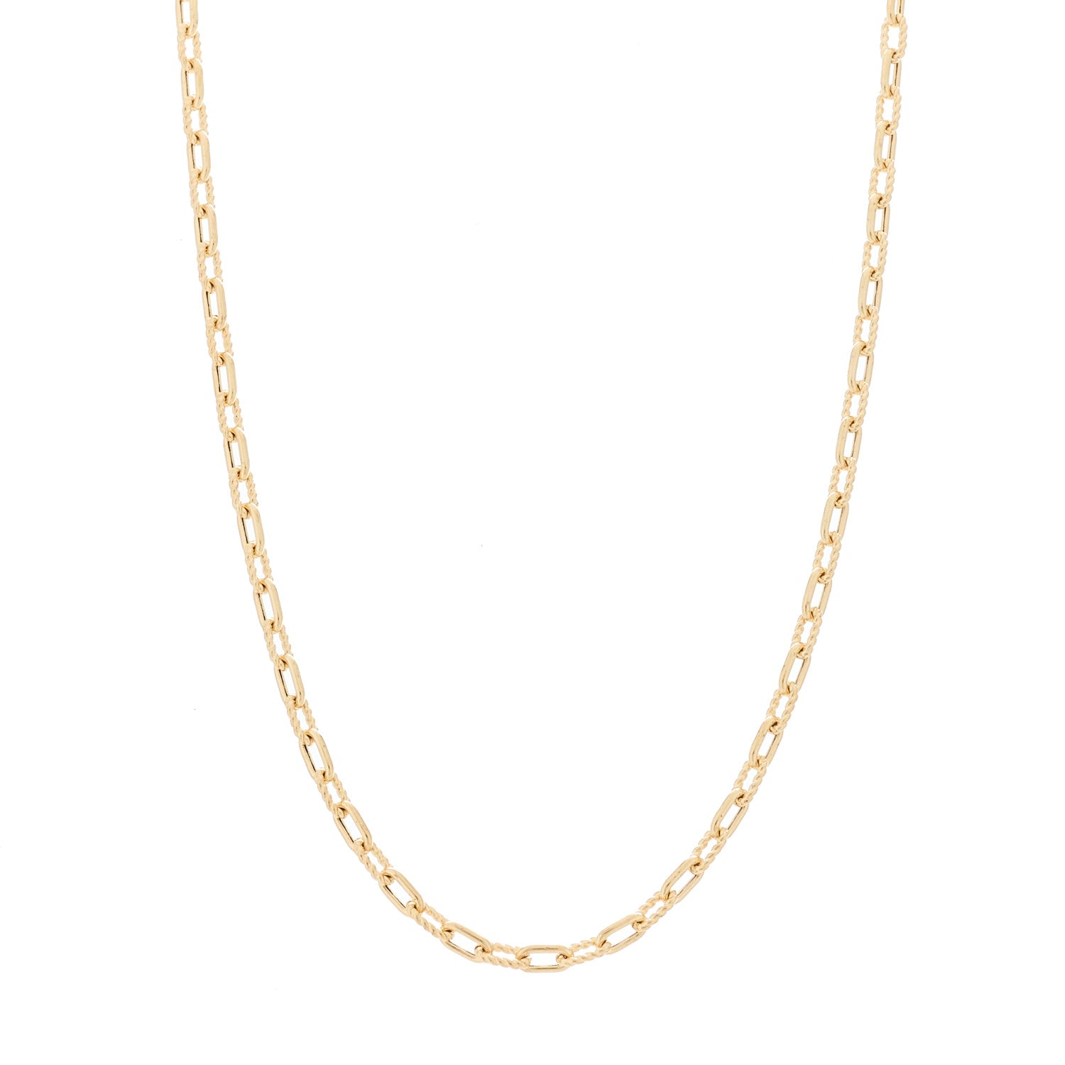 David Yurman 18K Yellow Gold 3mm Madison Chain Necklace 1 of 6
