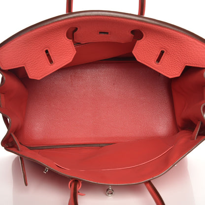Hermes Togo Birkin 35 Bougainvillea 8 of 34
