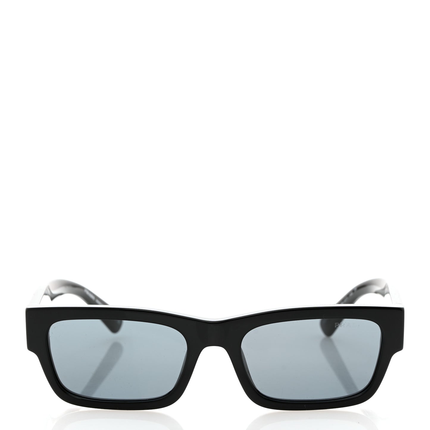 Acetate Rectangular Sunglasses SPR A03 Black