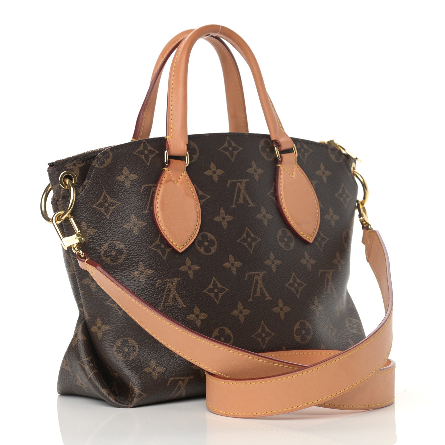 Louis Vuitton Monogram Flower Zipped Tote PM Beige 3 of 15