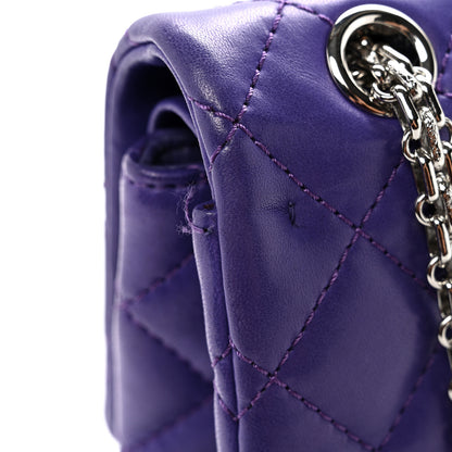 Chanel Lambskin Quilted 2.55 Reissue 226 Flap Purple 11 of 12