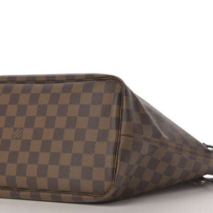 Louis Vuitton Damier Ebene Neo Neverfull MM Rose Ballerine 7 of 9