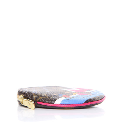 Louis Vuitton Monogram 2018 Christmas Animation Round Coin Purse 4 of 7