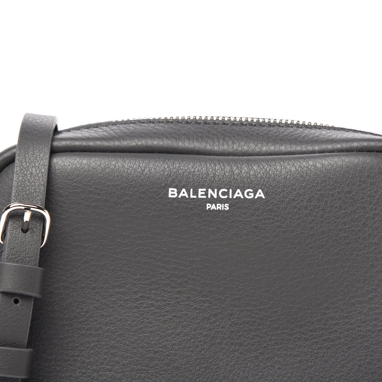 Calfskin Everyday Logo S Camera Bag Grey
