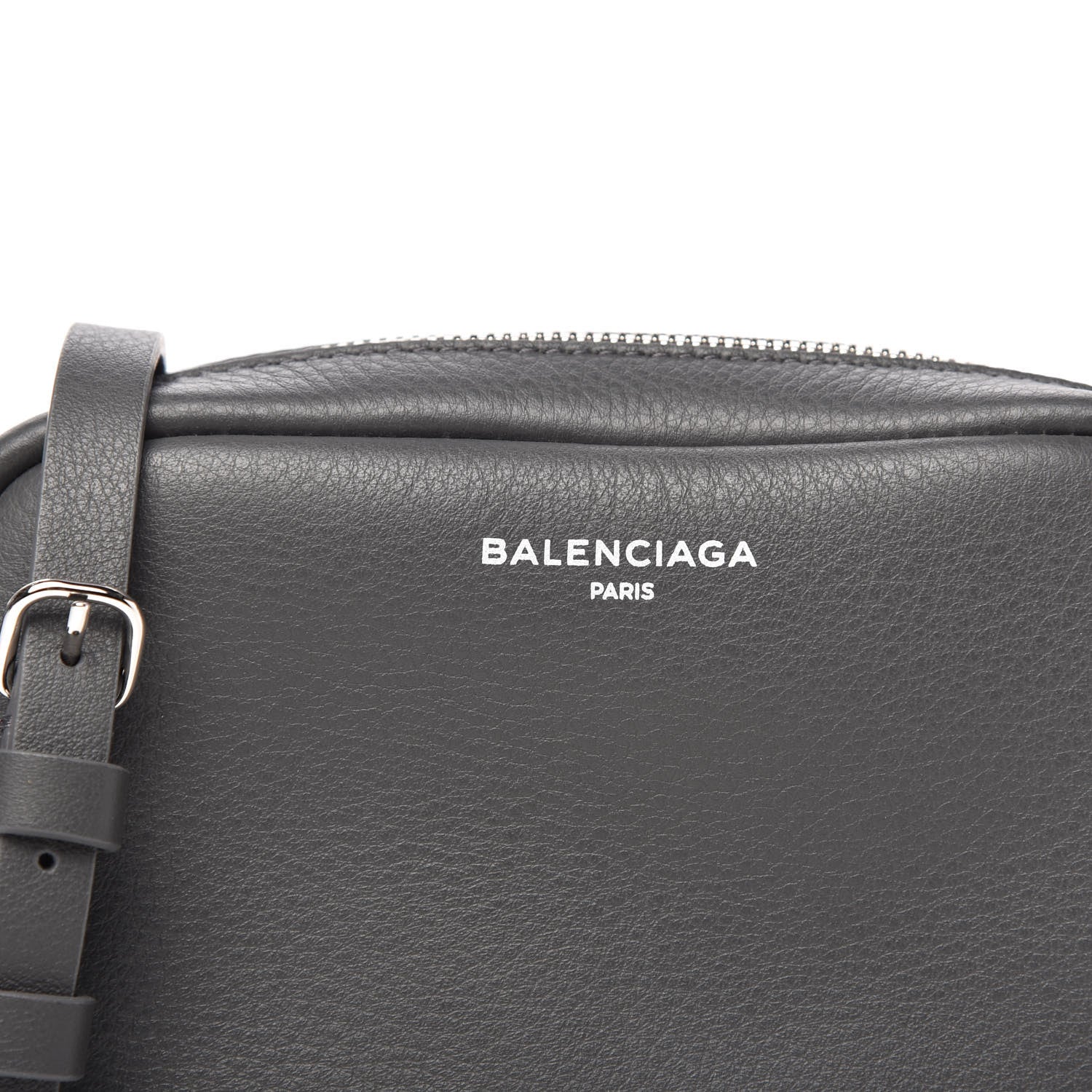 Balenciaga Calfskin Everyday Logo S Camera Bag Grey 9 of 9