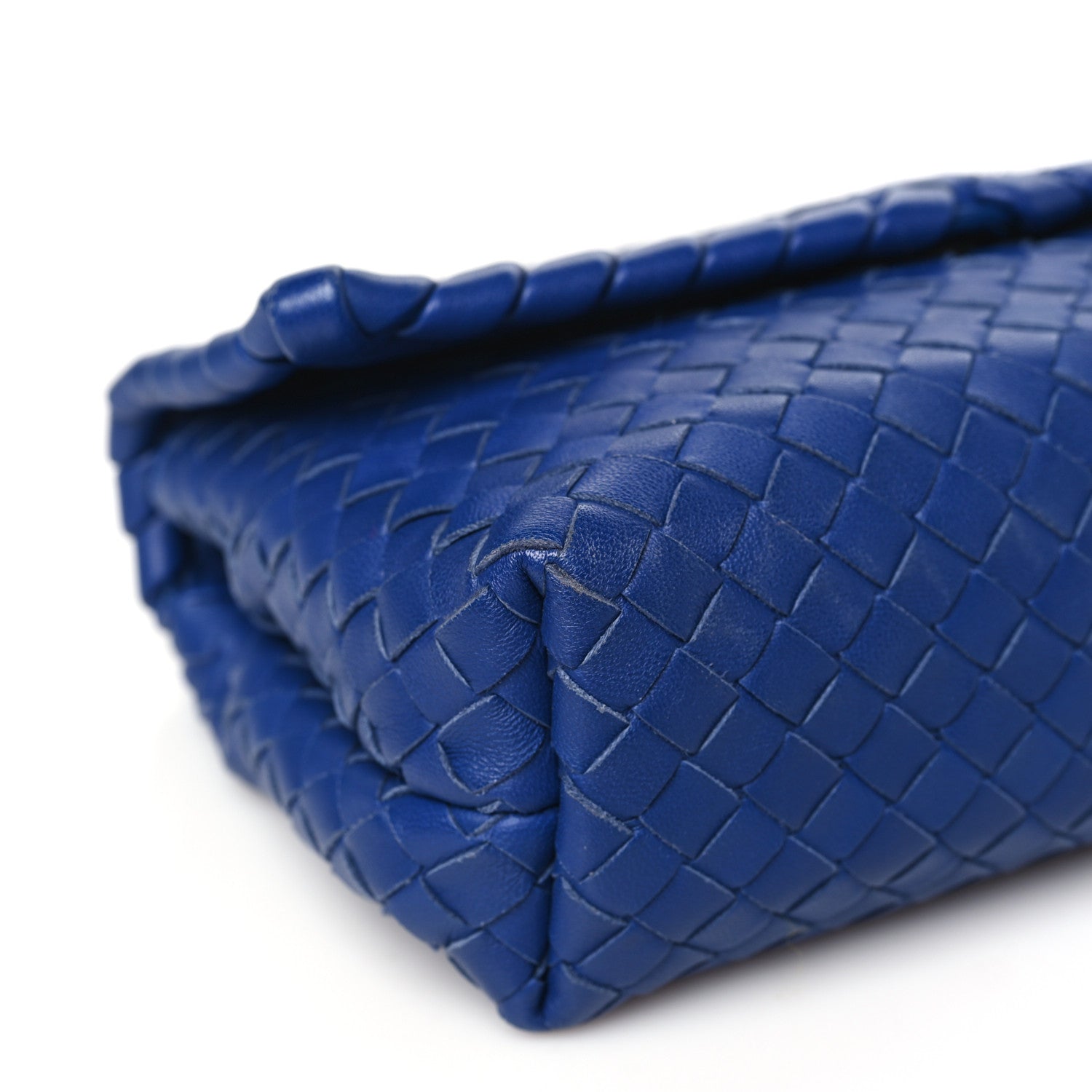 Bottega Veneta Nappa Intrecciato Baby Olimpia Shoulder Bag Atlantic 9 of 10