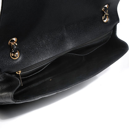 Chanel Caviar Quilted Maxi Single Flap Black 8 of 8