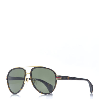 Gucci Acetate Aviator Sunglasses GG0447S Black 1 of 6
