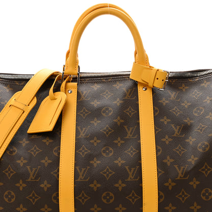 Louis Vuitton Monogram Keepall Bandouliere 50 Jaune Mat 6 of 12