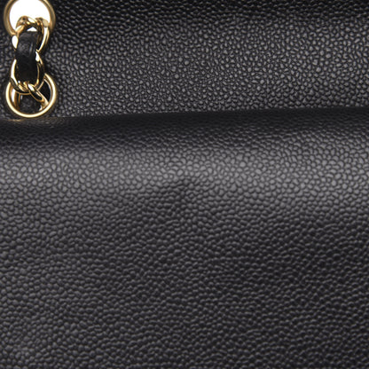 Chanel Caviar Quilted Maxi Double Flap Black 12 of 17