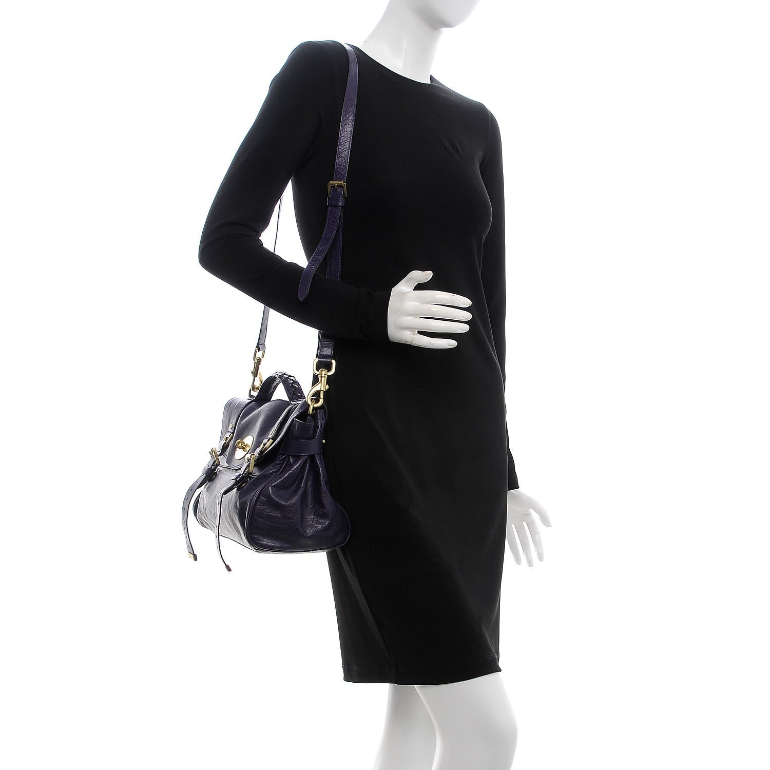 Mulberry Soft Buffalo Medium Alexa Grape 2 of 8