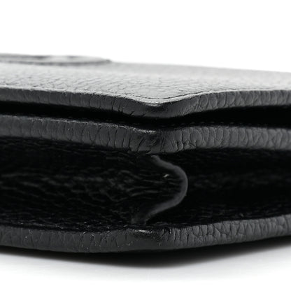 Gucci Pebbled Calfskin Soho Wallet On Chain Black 8 of 12