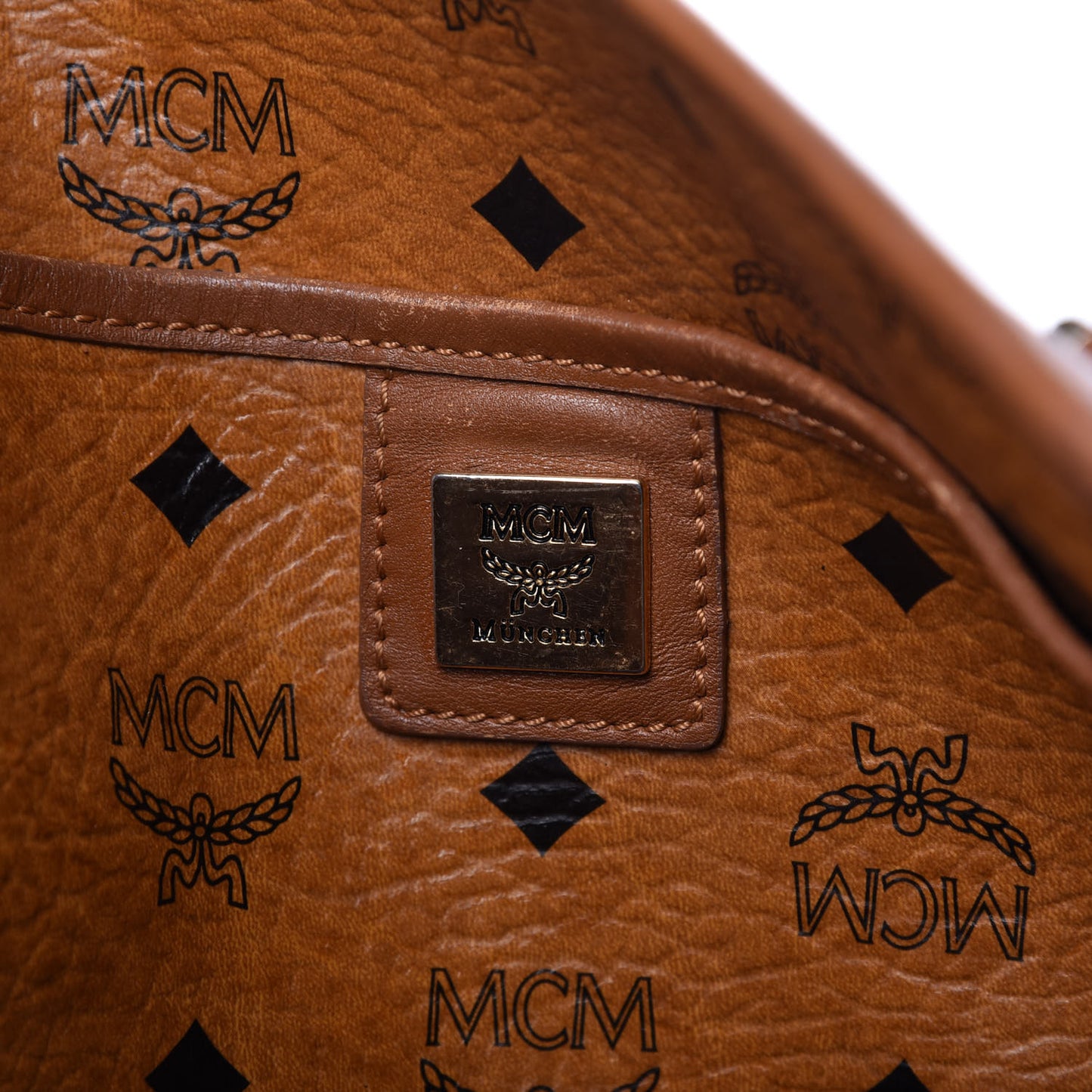 Visetos Rudic Shopper Tote Cognac Orange