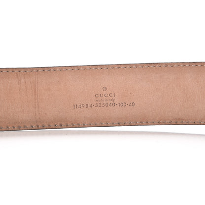 Gucci Guccissima Interlocking G Belt 100 40 Grey 6 of 8