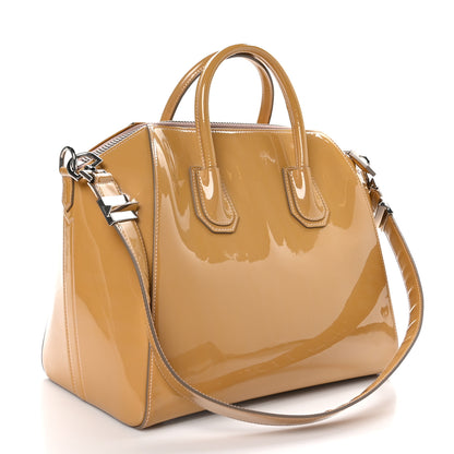 Givenchy Patent Calfskin Medium Antigona Beige 3 of 13